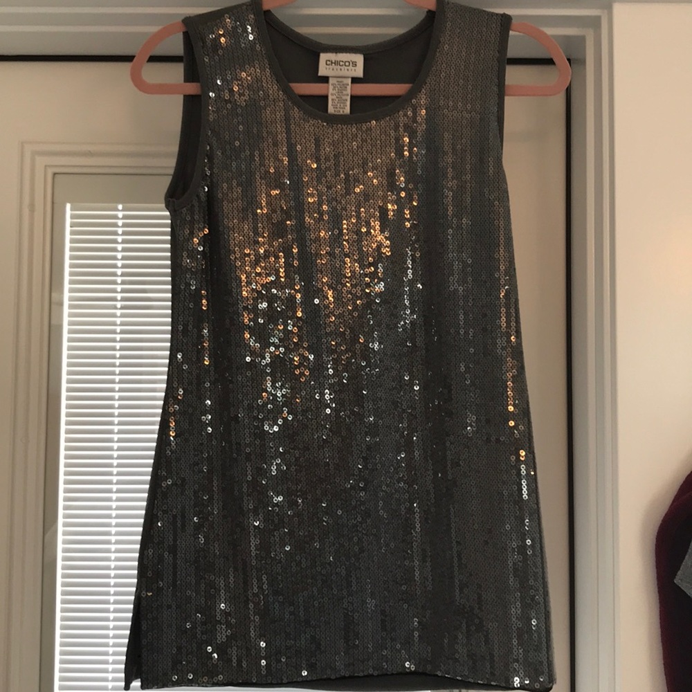Chico’s sequin tank